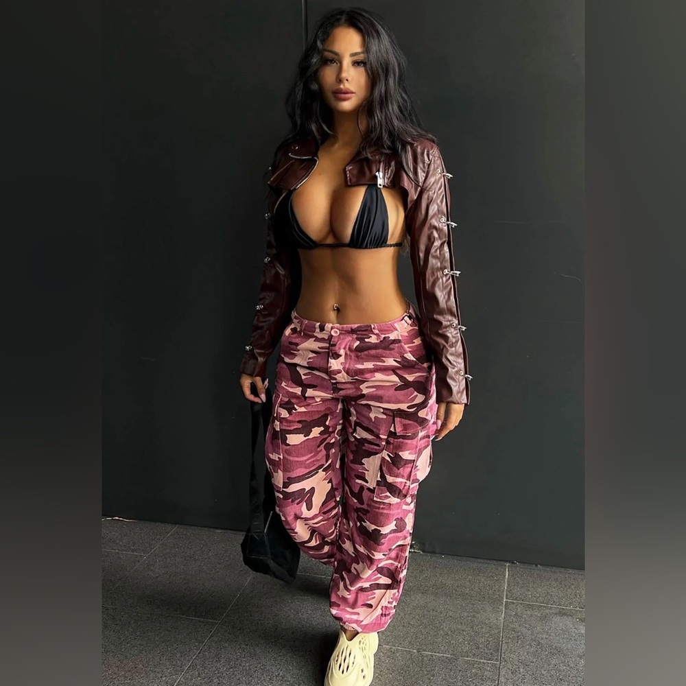 Sexy Pink Camo Pants